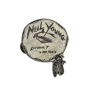 Vintage 1993 Neil Young Booker T and the MGs Enamel Pin